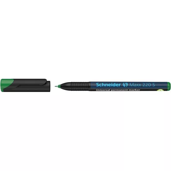 Alkoholos marker, OHP, 0,4 mm, SCHNEIDER "Maxx 220 S", zöld
