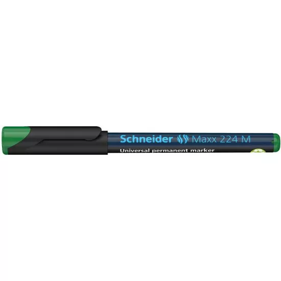 Alkoholos marker, OHP, 1 mm, SCHNEIDER "Maxx 224 M", zöld