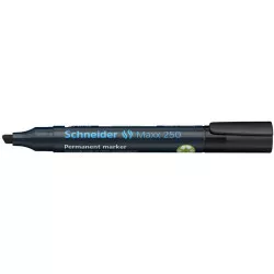 Alkoholos marker, 2-7 mm, vágott, SCHNEIDER "Maxx 250", fekete