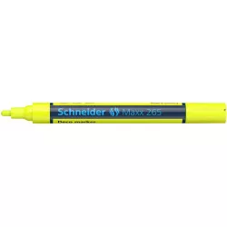 Krétamarker, 2-3 mm, SCHNEIDER "Maxx 265", sárga
