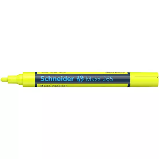 Krétamarker, 2-3 mm, SCHNEIDER "Maxx 265", sárga