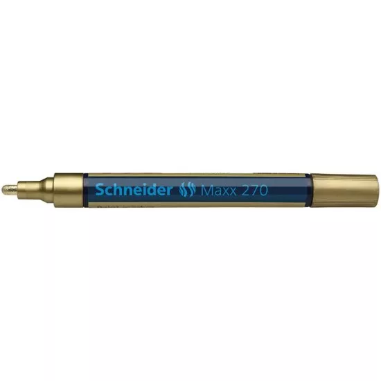 Lakkmarker, 1-3 mm, SCHNEIDER "Maxx 270", arany