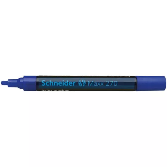 Lakkmarker, 1-3 mm, SCHNEIDER "Maxx 270", kék