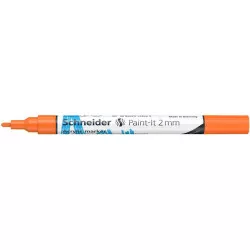 Akril marker, 2 mm, SCHNEIDER "Paint-It 310", narancssárga