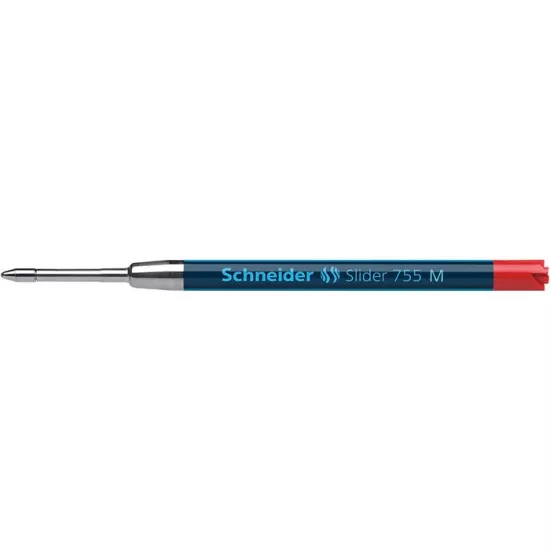 Golyóstollbetét, 0,5 mm, SCHNEIDER "Slider 755", piros