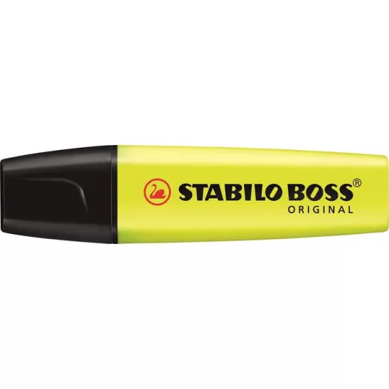 Szövegkiemelő, 2-5 mm, STABILO "BOSS original", sárga