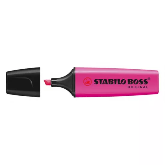 Szövegkiemelő, 2-5 mm, STABILO "BOSS original", ciklámen