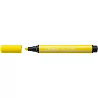 Rostirón, 1-5 mm, vágott hegy, STABILO "Pen 68 MAX", citromsárga