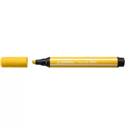 Rostirón, 1-5 mm, vágott hegy, STABILO "Pen 68 MAX", sárga