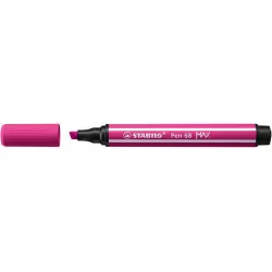 Rostirón, 1-5 mm, vágott hegy, STABILO "Pen 68 MAX", pink