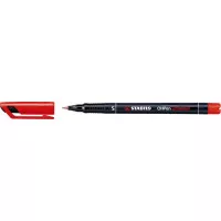 Alkoholos marker, 0,4 mm, STABILO "OHPen S", piros Alkoholos marker, 0,4 mm, STABILO "OHPen S", piros