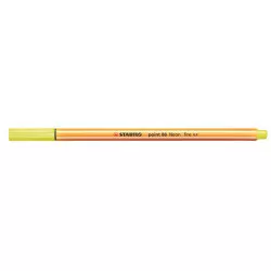 Tűfilc, 0,4 mm, STABILO "Point 88", neon sárga