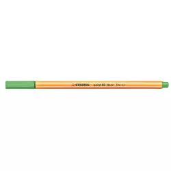 Tűfilc, 0,4 mm, STABILO "Point 88", neon zöld