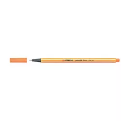 Tűfilc, 0,4 mm, STABILO "Point 88", neon narancssárga