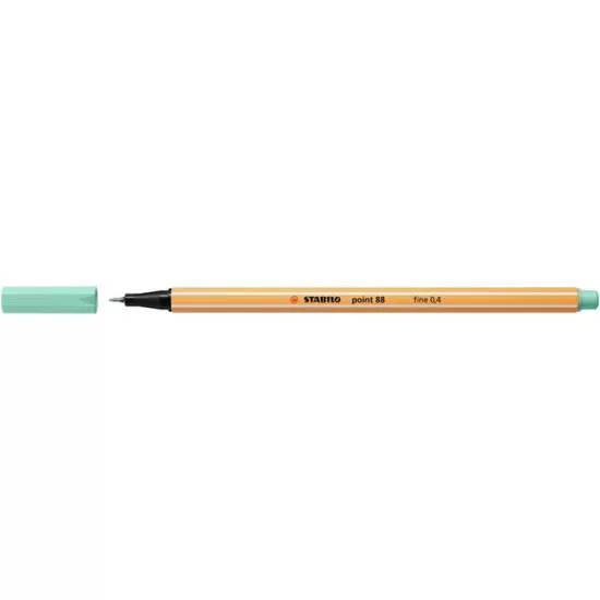 Tűfilc, 0,4 mm, STABILO "Point 88", eukaliptusz