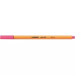 Tűfilc, 0,4 mm, STABILO "Point 88", pinkes lila