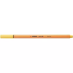 Tűfilc, 0,4 mm, STABILO "Point 88", világossárga