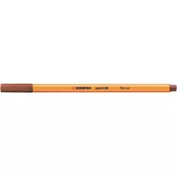 Tűfilc, 0,4 mm, STABILO "Point 88", rozsdavörös