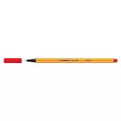Tűfilc, 0,4 mm, STABILO "Point 88", piros