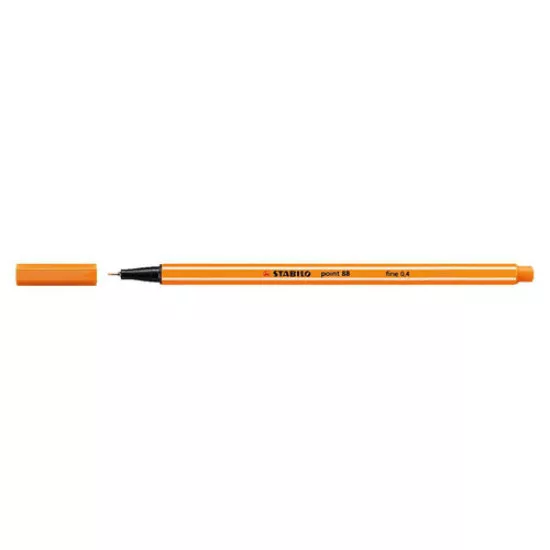 Tűfilc, 0,4 mm, STABILO "Point 88", narancssárga