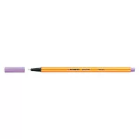 Tűfilc, 0,4 mm, STABILO "Point 88", pasztell-lila