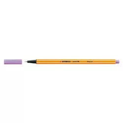 Tűfilc, 0,4 mm, STABILO "Point 88", pasztell-lila