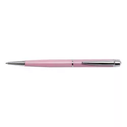 Golyóstoll, rózsaszín "Lille Pen", fehér SWAROVSKI® kristállyal, 14cm, ART CRYSTELLA®