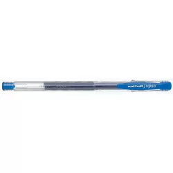 Zseléstoll, 0,3 mm, kupakos, UNI "UM-100 Signo Micro", kék