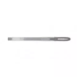 Zseléstoll, 0,5 mm, kupakos, UNI "UM-120", metál ezüst
