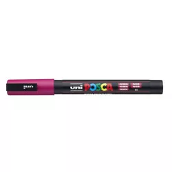 Dekormarker, 0,9-1,3 mm, UNI "Posca PC-3M", fukszia