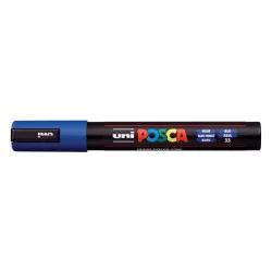 Dekormarker, 1,8-2,5 mm, UNI "Posca PC-5M", kék