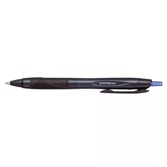 Golyóstoll, 0,35 mm, nyomógombos, fekete tolltest, UNI "SXN-157S Jetstream Sport Eco", kék