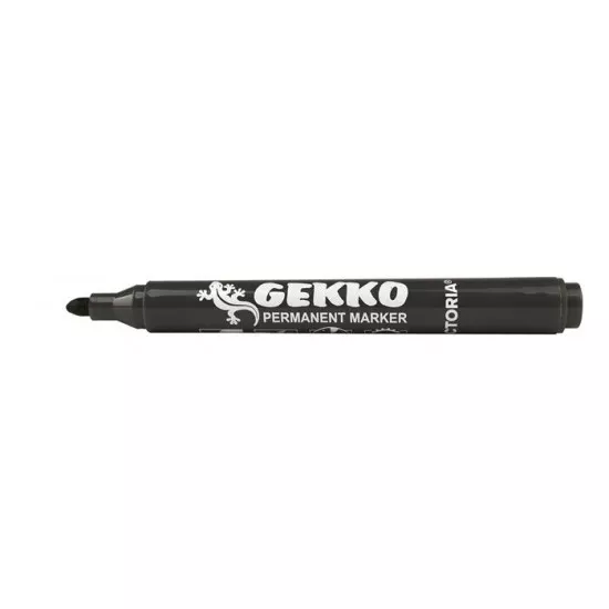 Alkoholos marker, 1-3 mm, kúpos, VICTORIA "Gekko", fekete