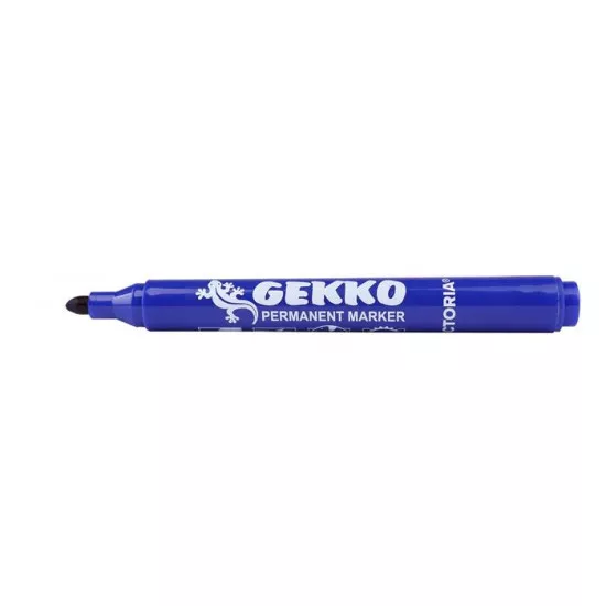 Alkoholos marker, 1-3 mm, kúpos, VICTORIA "Gekko", kék