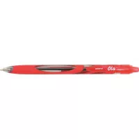 Golyóstoll, 0,27 mm, nyomógombos, ZEBRA "OLA", piros Golyóstoll, 0,27 mm, nyomógombos, ZEBRA "OLA", piros