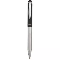 Golyóstoll, 0,24 mm, teleszkópos, rozsdamentes acél, grafitszürke tolltest, ZEBRA "Telescopic Metal Stylus", kék Golyóstoll, 0,24 mm, teleszkópos, rozsdamentes acél, grafitszürke tolltest, ZEBRA "Telescopic Metal Stylus", kék