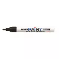 Lakkmarker, 3 mm, ZEBRA "Paint marker", fekete