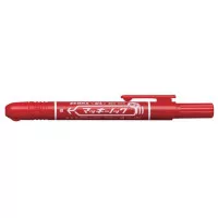 Alkoholos marker, 1,3 mm, nyomógombos, ZEBRA "Mckie Retractable", piros Alkoholos marker, 1,3 mm, nyomógombos, ZEBRA "Mckie Retractable", piros