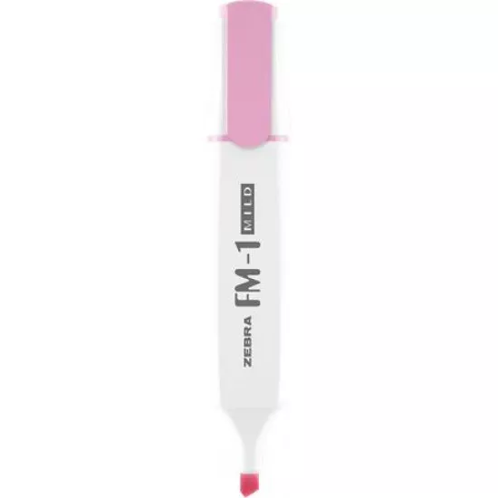 Szövegkiemelő, 3,5 mm, ZEBRA "FM-1 Mild", rózsaszín
