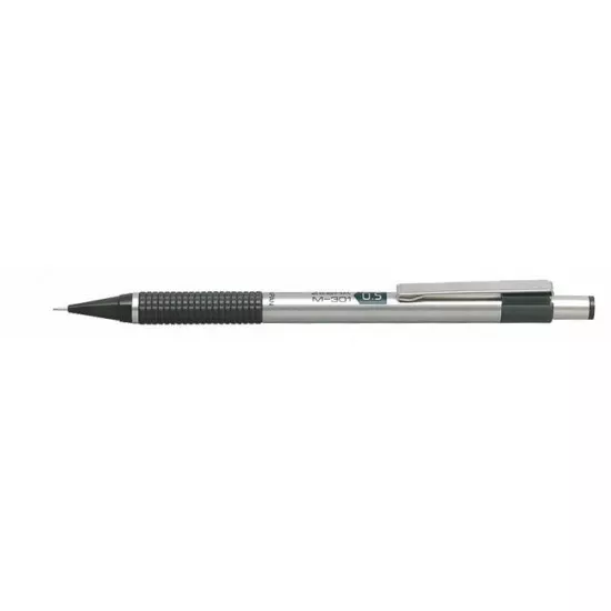 Nyomósirón, 0,5 mm, rozsdamentes acél, fekete test, ZEBRA "M-301"