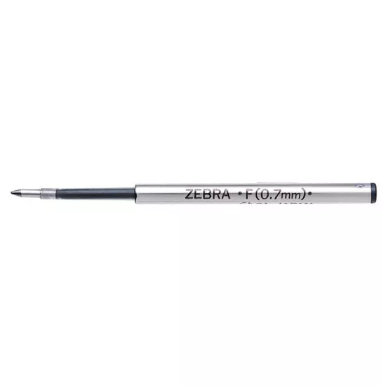 Golyóstollbetét, 0,24 mm, ZEBRA "F", fekete