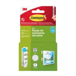 Képakasztó csík, tépőzáras, 4 pár, 3M SCOTCH "Command™" Képakasztó csík, tépőzáras, 4 pár, 3M SCOTCH "Command™"