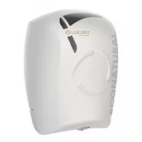 Toalettpapír adagoló, 26,4x20,2x20,2 cm, LUCART "EcoNatural Flow", fehér Toalettpapír adagoló, 26,4x20,2x20,2 cm, LUCART "EcoNatural Flow", fehér