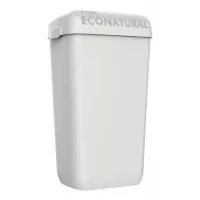 Hulladékgyűjtő, falra szerelhető, 23 l, 55,8x34,5x23 cm, LUCART "EcoNatural Flow", fehér