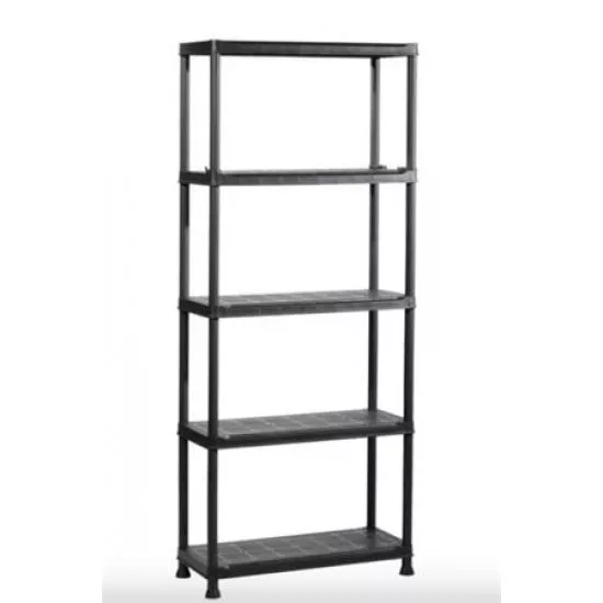 Polcrendszer, 5 polccal, 75 cm, KETER "Plus Shelf"