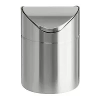 Billenős szemetes, 1,5 l, rozsdamentes acél, asztali, VEPA BINS, ezüst Billenős szemetes, 1,5 l, rozsdamentes acél, asztali, VEPA BINS, ezüst