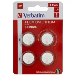 Gombelem, CR2025, 4 db, VERBATIM "Premium"