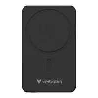 Power bank, külső akkumulátor, vezeték nélküli, 10.000mAh, VERBATIM "Charge n Go Essentials", fekete Power bank, külső akkumulátor, vezeték nélküli, 10.000mAh, VERBATIM "Charge n Go Essentials", fekete