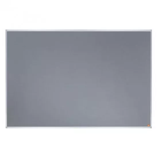 Üzenőtábla, alumínium keret, 180x120 cm, NOBO "Essential", szürke