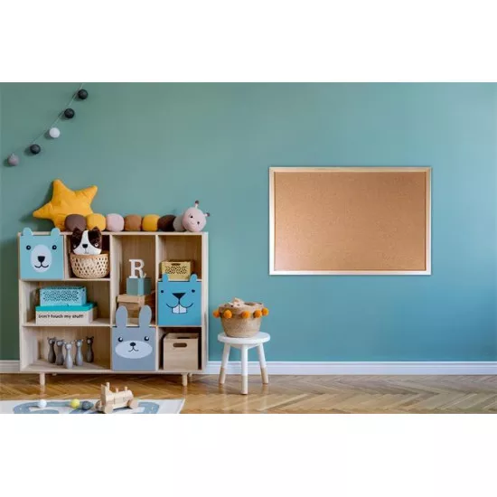 Parafatábla, kétoldalas, 60x90 cm, fa keret, VICTORIA